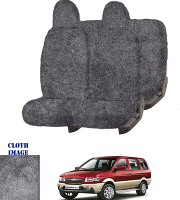 REPLEY Cotton Car Seat Cover For Chevrolet Tavera(Front Detachable Headrest, Without Back Seat Arm Rest, 8 Seater, 2 Back Seat Head Rests)