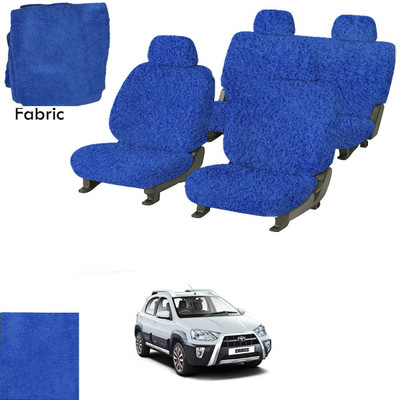 Crokrok Fabric Car Seat Cover For Toyota Etios Cross(Front Detachable Headrest, Mono Back Seat, With Back Seat Arm Rest, 5 Seater, 2 Back Seat Head Rests)