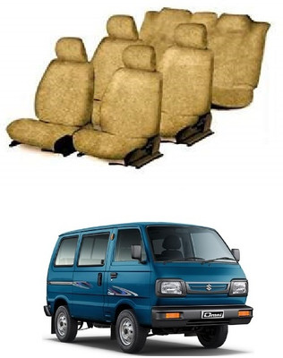 Autohug Cotton Car Seat Cover For Maruti Omni(Front Detachable Headrest, Mono Back Seat, Without Back Seat Arm Rest, 8 Seater)