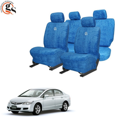 GSE Cotton Car Seat Cover For Honda Civic(All Detachable Headrest, Mono Back Seat, With Back Seat Arm Rest, 5 Seater, 2 Back Seat Head Rests)