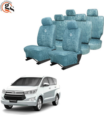 GSE Cotton Car Seat Cover For Toyota Innova 7S(All Detachable Headrest, Split Back Seat, Without Back Seat Arm Rest, 7 Seater, 2 Back Seat Head Rests)