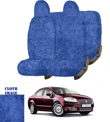 REPLEY Cotton Car Seat Cover For Fiat Linea(Front Detachable Headrest, Without Back Seat Arm Rest, 5 Seater, 2 Back Seat Head Rests)
