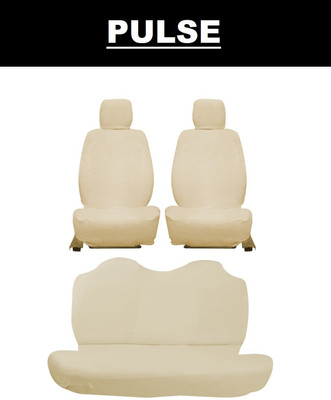 Autoxygen Cotton Car Seat Cover For Renault Pulse(Front Detachable Headrest, Without Back Seat Arm Rest, 5 Seater, 2 Back Seat Head Rests)