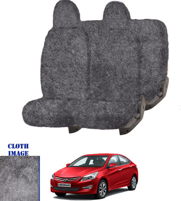 REPLEY Cotton Car Seat Cover For Hyundai Fluidic Verna(Front Detachable Headrest, Without Back Seat Arm Rest, 5 Seater, 2 Back Seat Head Rests)