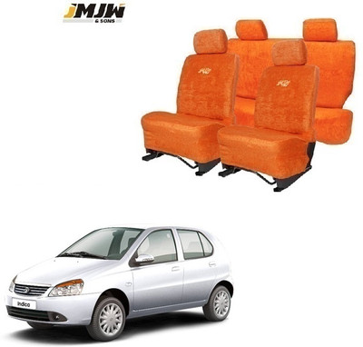 JMJW & SONS Cotton Car Seat Cover For Tata Indica(Front Detachable Headrest, Mono Back Seat, Without Back Seat Arm Rest, 5 Seater)