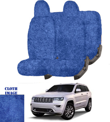 REPLEY Cotton Car Seat Cover For Fiat Jeep(Front Detachable Headrest, Without Back Seat Arm Rest, 5 Seater, 2 Back Seat Head Rests)