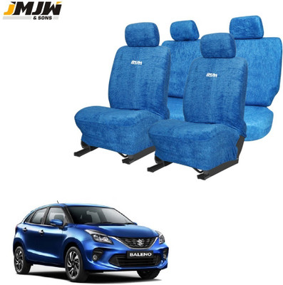 JMJW & SONS Cotton Car Seat Cover For Maruti Baleno(Front Detachable Headrest, Split Back Seat, Without Back Seat Arm Rest, 5 Seater, 2 Back Seat Head Rests)