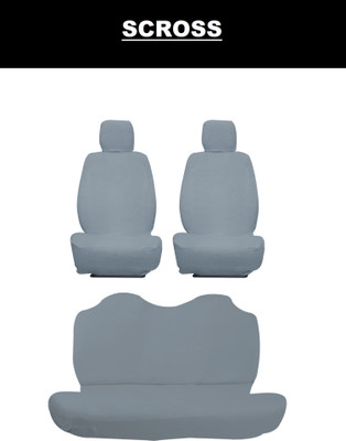 Autoxygen Cotton Car Seat Cover For Maruti S-Cross(Front Detachable Headrest, 5 Seater)