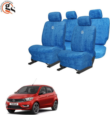 GSE Cotton Car Seat Cover For Tata Tiago(Front Detachable Headrest, Mono Back Seat, Without Back Seat Arm Rest, 5 Seater)