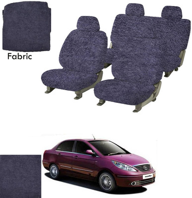 Crokrok Fabric Car Seat Cover For Tata Manza(Front Detachable Headrest, Mono Back Seat, With Back Seat Arm Rest, 5 Seater, 2 Back Seat Head Rests)