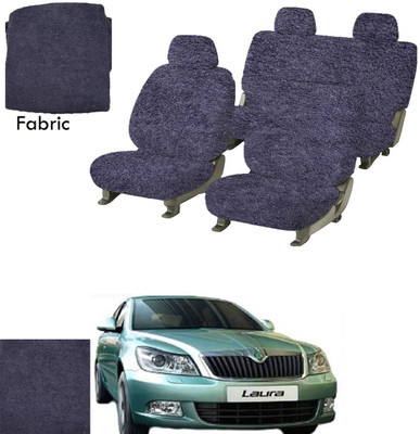 Crokrok Fabric Car Seat Cover For Skoda Laura(Front Detachable Headrest, Mono Back Seat, With Back Seat Arm Rest, 5 Seater, 2 Back Seat Head Rests)