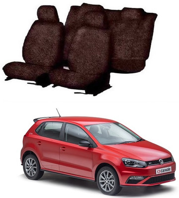 Autohug Cotton Car Seat Cover For Volkswagen Polo(Without Back Seat Arm Rest, 5 Seater, 2 Back Seat Head Rests)