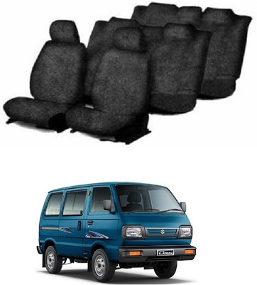 Autohug Cotton Car Seat Cover For Maruti Omni(Front Detachable Headrest, Mono Back Seat, Without Back Seat Arm Rest, 8 Seater)