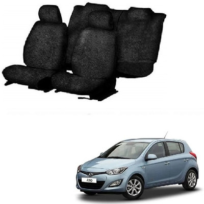 Autohug Cotton Car Seat Cover For Hyundai i20(Front Detachable Headrest, Mono Back Seat, Without Back Seat Arm Rest, 5 Seater, 2 Back Seat Head Rests)