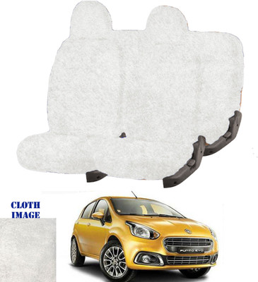 REPLEY Cotton Car Seat Cover For Fiat Punto(Front Detachable Headrest, Without Back Seat Arm Rest, 5 Seater, 2 Back Seat Head Rests)