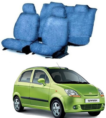 Autohug Cotton Car Seat Cover For Chevrolet Spark(All Detachable Headrest, Mono Back Seat, Without Back Seat Arm Rest, 5 Seater, 2 Back Seat Head Rests)