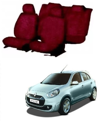 Autohug Cotton Car Seat Cover For Renault Pulse(All Detachable Headrest, Mono Back Seat, Without Back Seat Arm Rest, 5 Seater, 2 Back Seat Head Rests)