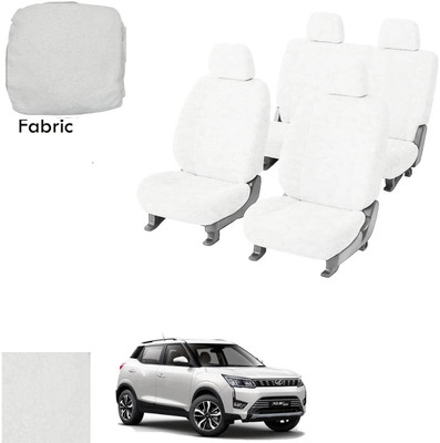 Crokrok Fabric Car Seat Cover For Mahindra XUV300(Front Detachable Headrest, Mono Back Seat, With Back Seat Arm Rest, 5 Seater, 2 Back Seat Head Rests)