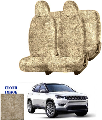 REPLEY Cotton Car Seat Cover Compass(Front Detachable Headrest, Without Back Seat Arm Rest, 5 Seater, 2 Back Seat Head Rests)