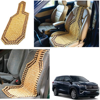 Peepsstore Wooden Car Seat Cover For Toyota Innova(NA, Mono Back Seat, Without Back Seat Arm Rest, 1 Seater)