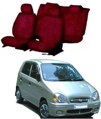 Autohug Cotton Car Seat Cover For Hyundai Santro(All Detachable Headrest, Mono Back Seat, Without Back Seat Arm Rest, 5 Seater, 2 Back Seat Head Rests)