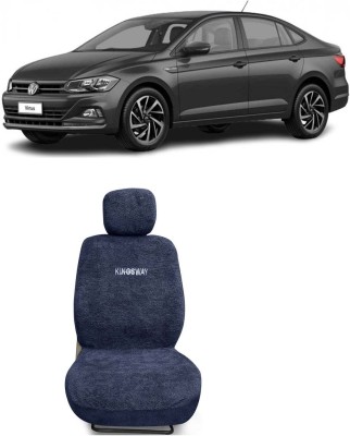 Kingsway Cotton Car Seat Cover For Volkswagen(Fixed Head Rest, 5 Seater)