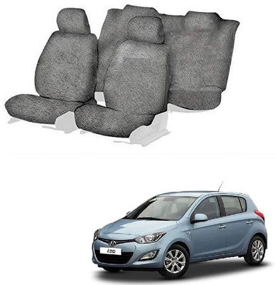 Autohug Cotton Car Seat Cover For Hyundai i20(Front Detachable Headrest, Mono Back Seat, Without Back Seat Arm Rest, 5 Seater, 2 Back Seat Head Rests)