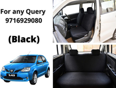 Chiefride Cotton Car Seat Cover For Toyota Etios Liva(4 Seater)
