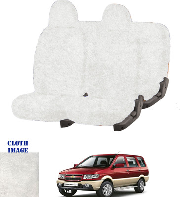 REPLEY Cotton Car Seat Cover For Chevrolet Tavera(Front Detachable Headrest, Without Back Seat Arm Rest, 8 Seater, 2 Back Seat Head Rests)