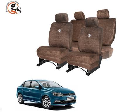 GSE Cotton Car Seat Cover For Volkswagen Ameo(All Detachable Headrest, Mono Back Seat, Without Back Seat Arm Rest, 5 Seater, 2 Back Seat Head Rests)