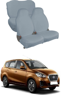 Autoxygen Cotton Car Seat Cover For Datsun Go(Fixed Head Rest, Mono Back Seat, Without Back Seat Arm Rest, 5 Seater, 2 Back Seat Head Rests)