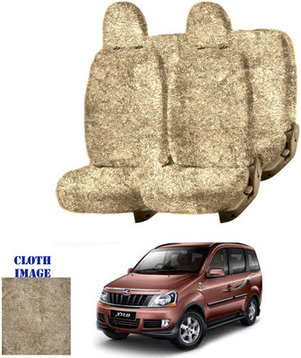 REPLEY Cotton Car Seat Cover For Mahindra Xylo(Front Detachable Headrest, Without Back Seat Arm Rest, 8 Seater, 2 Back Seat Head Rests)