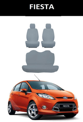 Autoxygen Cotton Car Seat Cover For Ford Fiesta(Front Detachable Headrest, Mono Back Seat, Without Back Seat Arm Rest, 5 Seater, 2 Back Seat Head Rests)