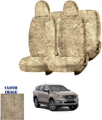 REPLEY Cotton Car Seat Cover For Ford Endeavour 7S(Front Detachable Headrest, Without Back Seat Arm Rest, 7 Seater, 2 Back Seat Head Rests)