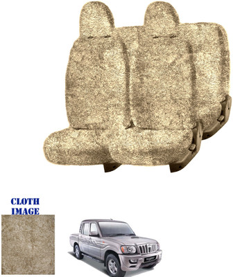 REPLEY Cotton Car Seat Cover For Mahindra Scorpio Getaway(Front Detachable Headrest, Without Back Seat Arm Rest, 10 Seater, 2 Back Seat Head Rests)