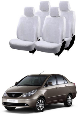 Autohug Cotton Car Seat Cover For Tata Indigo(Front Detachable Headrest, Mono Back Seat, Without Back Seat Arm Rest, 5 Seater)