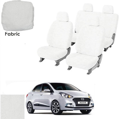 Crokrok Fabric Car Seat Cover For Tata Xcent(Front Detachable Headrest, Mono Back Seat, With Back Seat Arm Rest, 5 Seater, 2 Back Seat Head Rests)