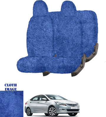 REPLEY Cotton Car Seat Cover For Hyundai Fluidic Verna 4S(Front Detachable Headrest, Without Back Seat Arm Rest, 5 Seater, 2 Back Seat Head Rests)