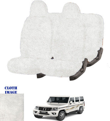 REPLEY Cotton Car Seat Cover For Mahindra Bolero 8S(Front Detachable Headrest, Without Back Seat Arm Rest, 8 Seater, 2 Back Seat Head Rests)