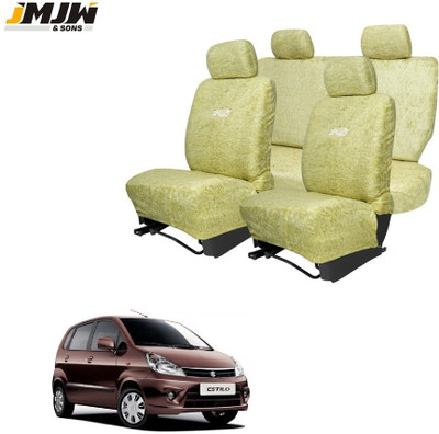 JMJW & SONS Cotton Car Seat Cover For Maruti Zen Estilo(All Detachable Headrest, Mono Back Seat, Without Back Seat Arm Rest, 5 Seater, 2 Back Seat Head Rests)