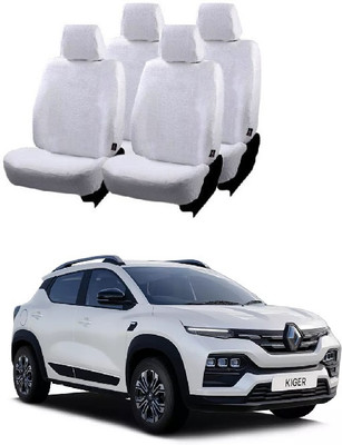 JMJW & SONS Cotton Car Seat Cover For Renault Kiger(All Detachable Headrest, Split Back Seat, With Back Seat Arm Rest, 5 Seater, 3 Back Seat Head Rests)