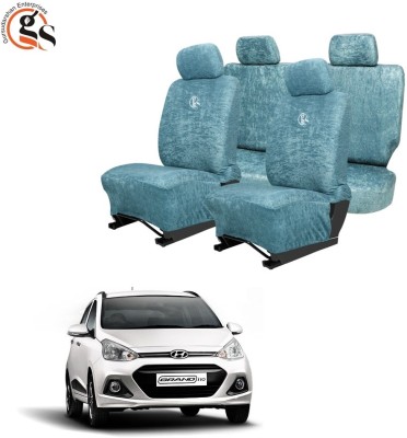 GSE Cotton Car Seat Cover For Hyundai Grand i10(Fixed Head Rest, Mono Back Seat, Without Back Seat Arm Rest, 5 Seater)