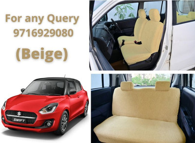 Chiefride Cotton Car Seat Cover For Maruti Swift(All Detachable Headrest, Without Back Seat Arm Rest, 5 Seater, 2 Back Seat Head Rests)