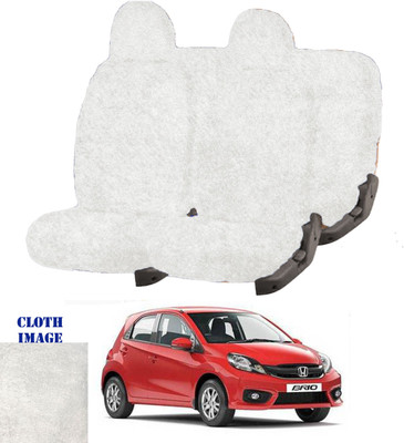 REPLEY Cotton Car Seat Cover For Honda Brio(Front Detachable Headrest, Without Back Seat Arm Rest, 5 Seater, 2 Back Seat Head Rests)