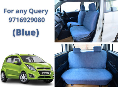Atist Cotton Car Seat Cover For Chevrolet Beat(5 Seater)