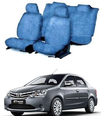 Autohug Cotton Car Seat Cover For Toyota Etios(Front Detachable Headrest, Mono Back Seat, Without Back Seat Arm Rest, 5 Seater)