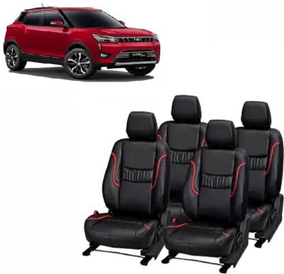 autodesign PU Leather Car Seat Cover For Mahindra XUV300(Front Detachable Headrest, Mono Back Seat, Without Back Seat Arm Rest, 5 Seater, 2 Back Seat Head Rests)