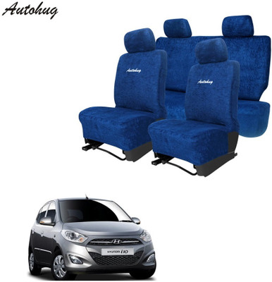 Autohug Cotton Car Seat Cover For Hyundai i10(All Detachable Headrest, Mono Back Seat, Without Back Seat Arm Rest, 5 Seater, 2 Back Seat Head Rests)
