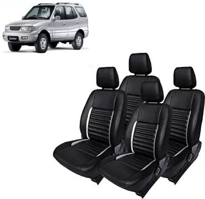 autodesign PU Leather Car Seat Cover For Tata Safari Dicor(All Detachable Headrest, Split Back Seat, With Back Seat Arm Rest, 7 Seater, 2 Back Seat Head Rests)