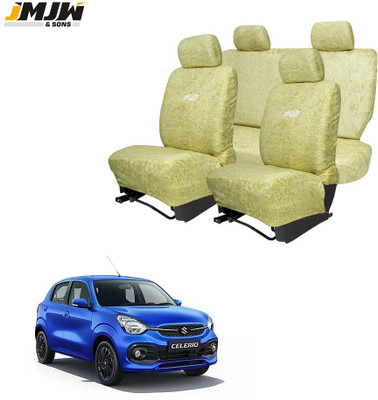 JMJW & SONS Cotton Car Seat Cover For Maruti Celerio(All Detachable Headrest, Mono Back Seat, Without Back Seat Arm Rest, 5 Seater, 2 Back Seat Head Rests)